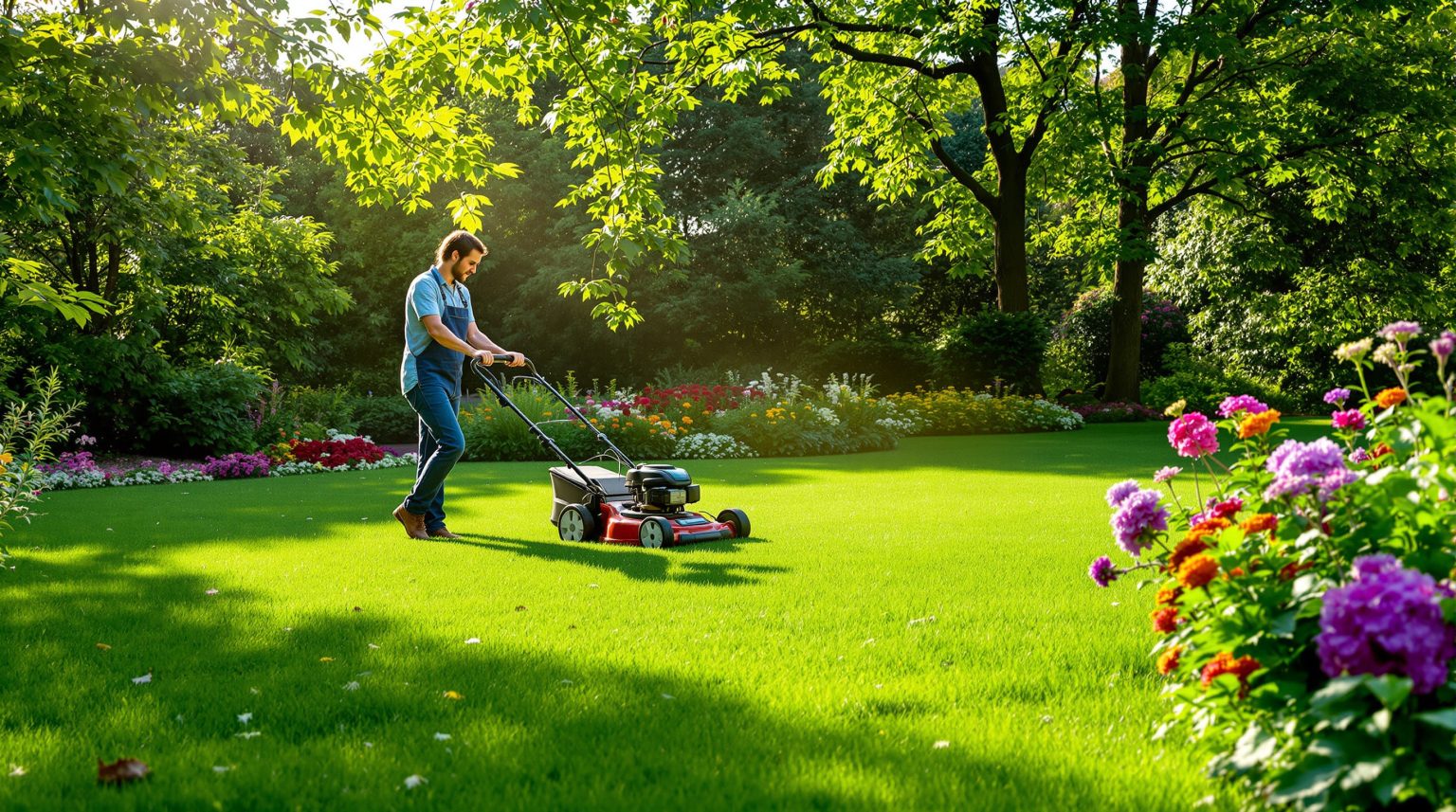 Tondre le samedi : Astuces pratiques pour un jardin impeccable ce week-end
