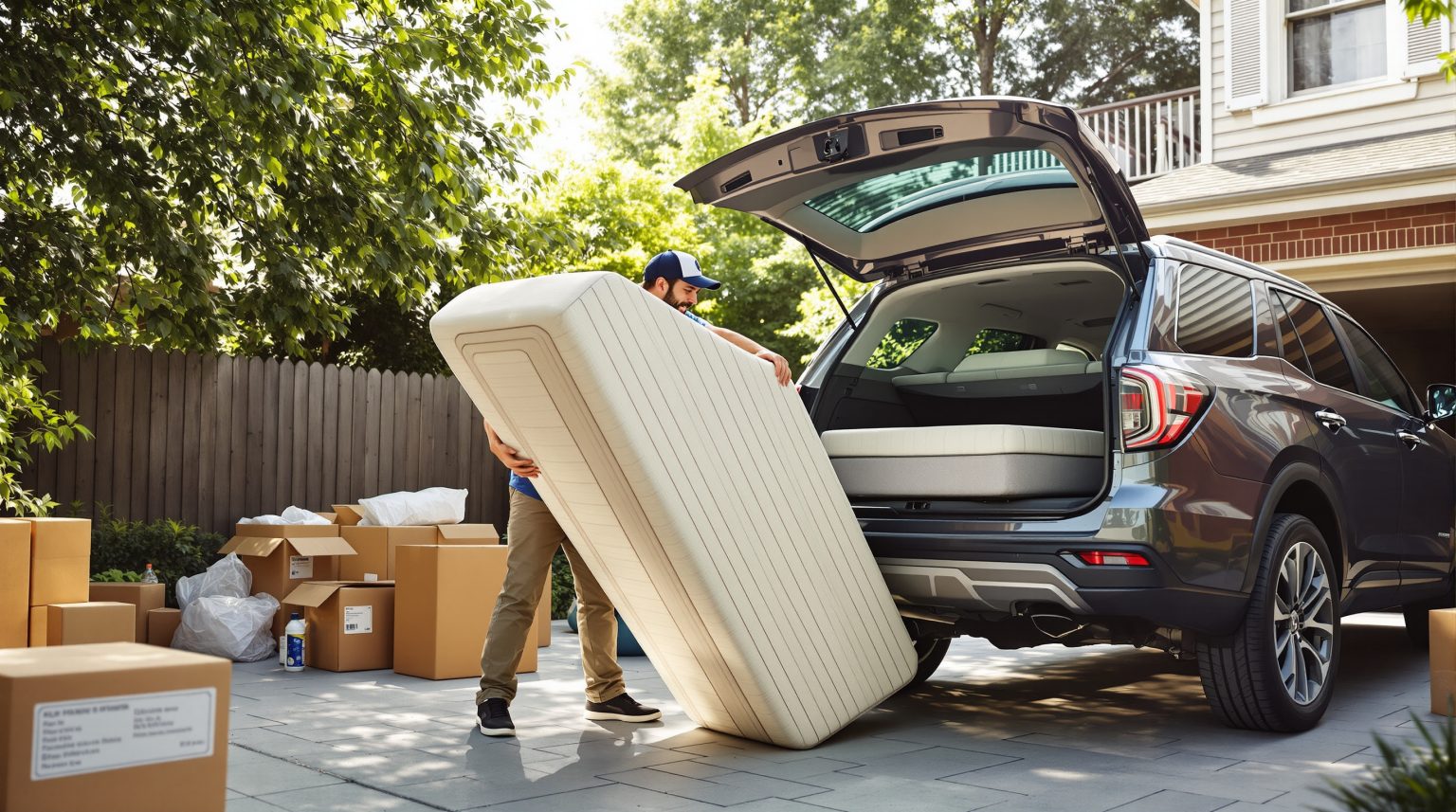 Transporter un matelas dans une voiture : Astuces et conseils pour un déménagement réussi